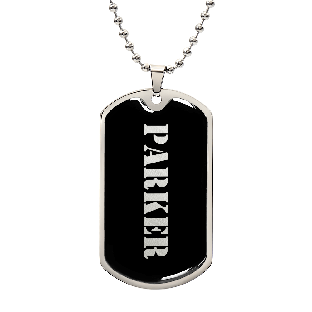 Parker v2 - Luxury Dog Tag Necklace
