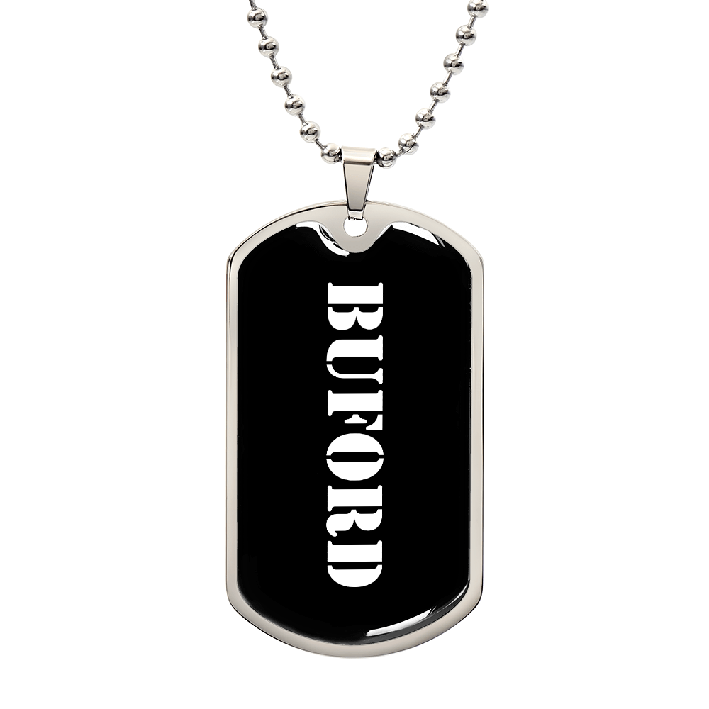 Buford v3 - Luxury Dog Tag Necklace