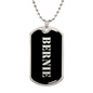 Bernie v2 - Luxury Dog Tag Necklace