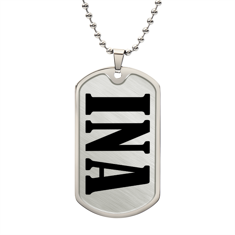 Ina v01 - Luxury Dog Tag Necklace