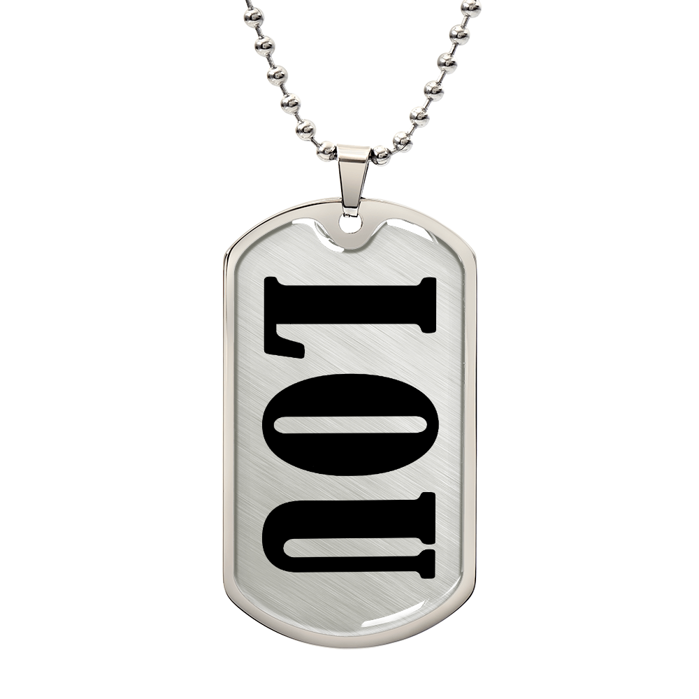 Lou v01 - Luxury Dog Tag Necklace