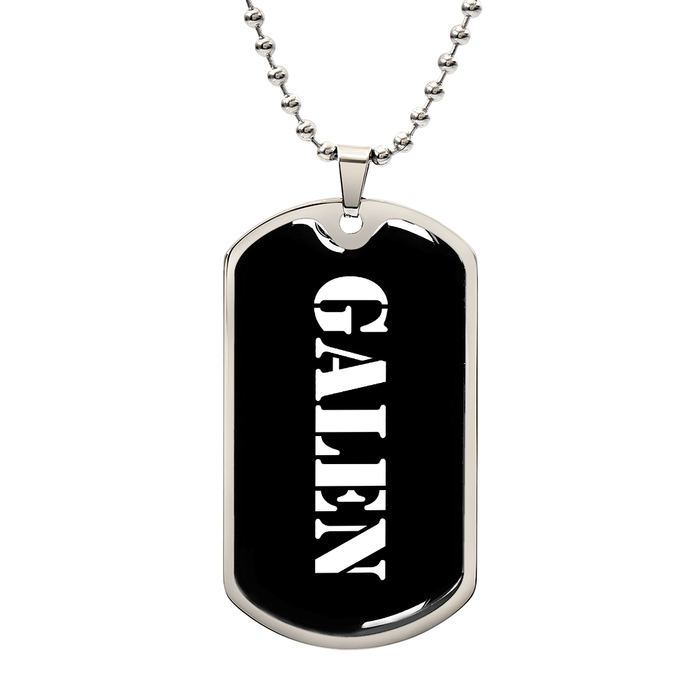 Galen v3 - Luxury Dog Tag Necklace