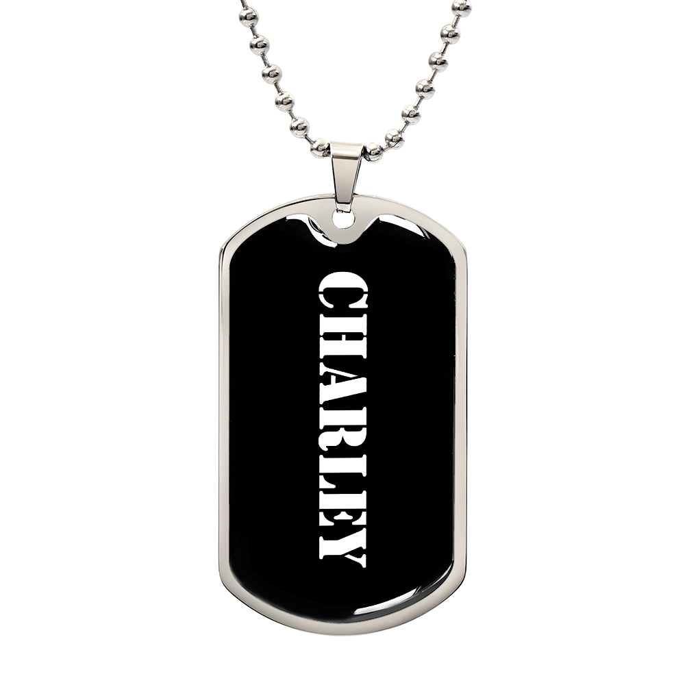 Charley v3 - Luxury Dog Tag Necklace