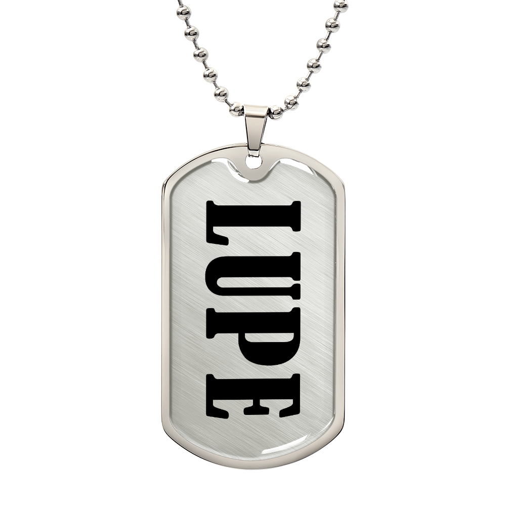 Lupe v01 - Luxury Dog Tag Necklace