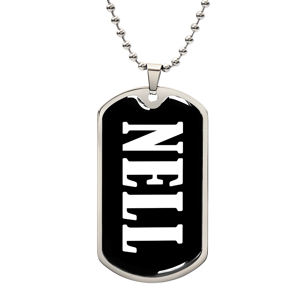 Nell v03 - Luxury Dog Tag Necklace