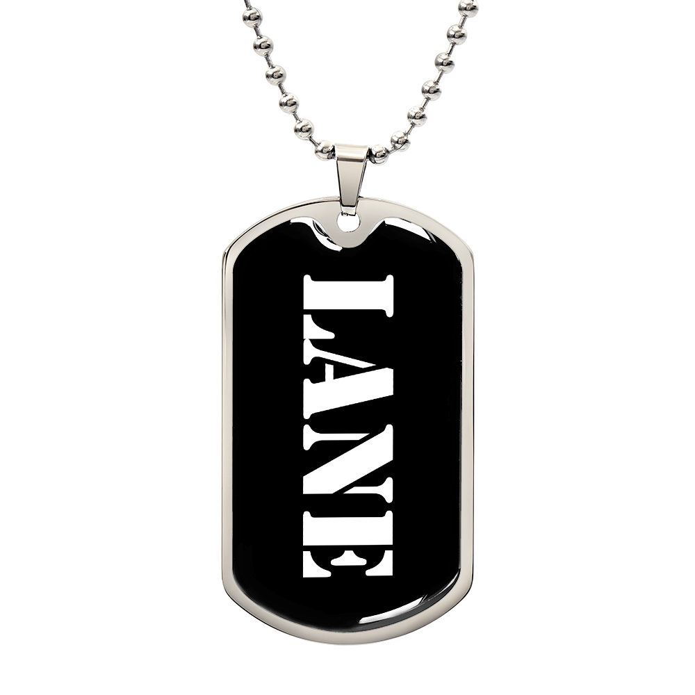 Lane v3 - Luxury Dog Tag Necklace