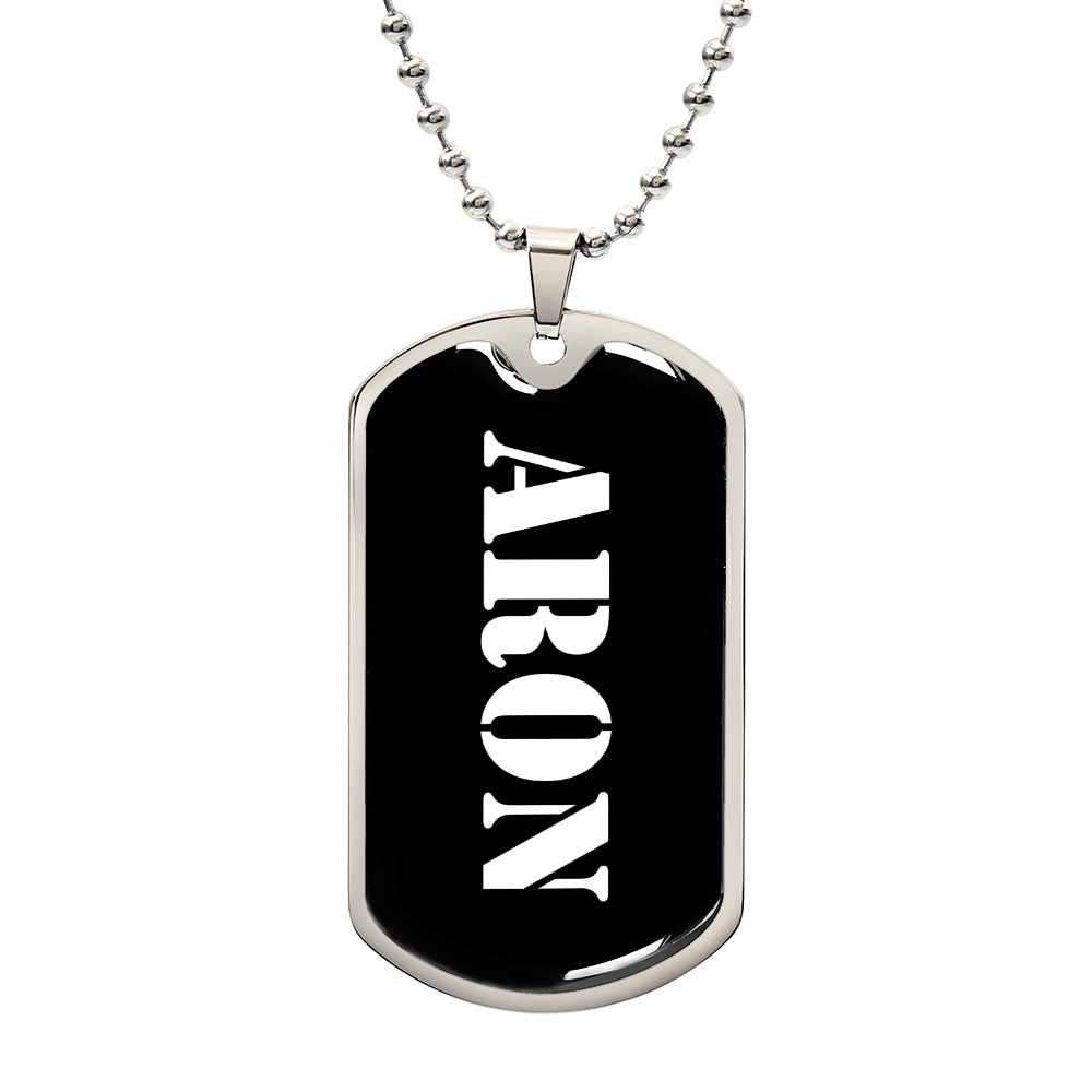 Aron v3 - Luxury Dog Tag Necklace