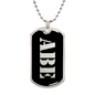 Abe v2 - Luxury Dog Tag Necklace