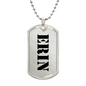 Erin - Luxury Dog Tag Necklace