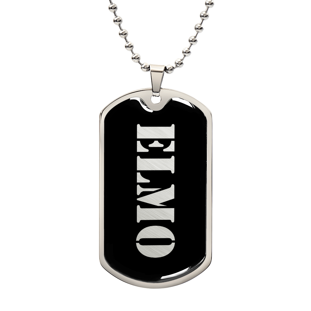 Elmo v2 - Luxury Dog Tag Necklace