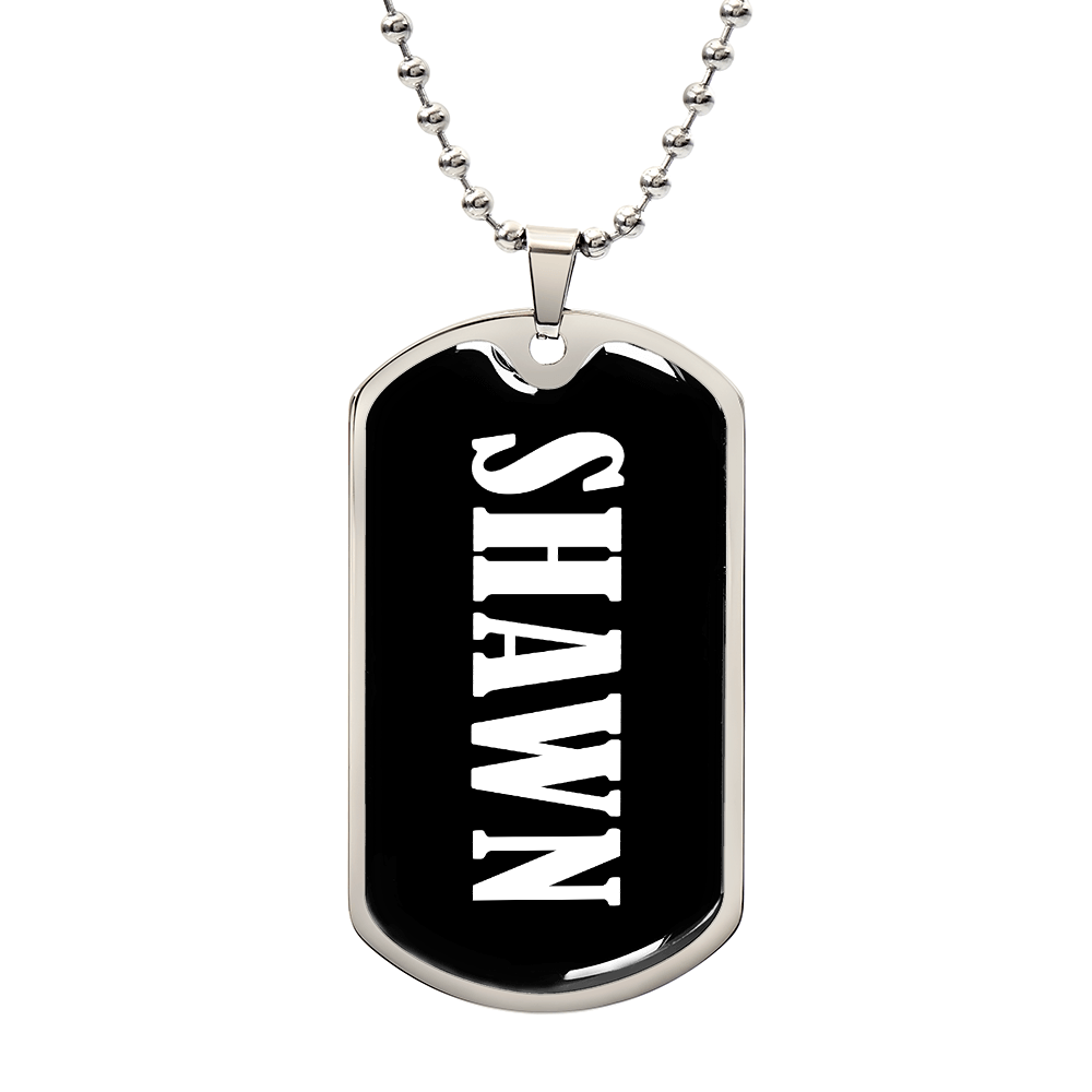 Shawn v03 - Luxury Dog Tag Necklace