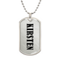 Kirsten v01 - Luxury Dog Tag Necklace