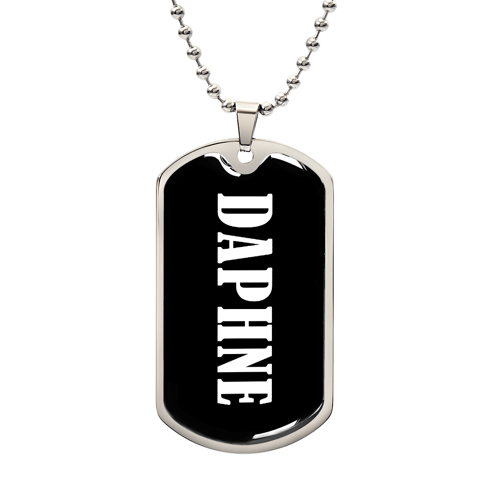 Daphne v03 - Luxury Dog Tag Necklace