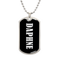 Daphne v03 - Luxury Dog Tag Necklace