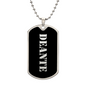 Deante v2 - Luxury Dog Tag Necklace