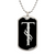 Initial T v001-22 - Luxury Dog Tag Necklace