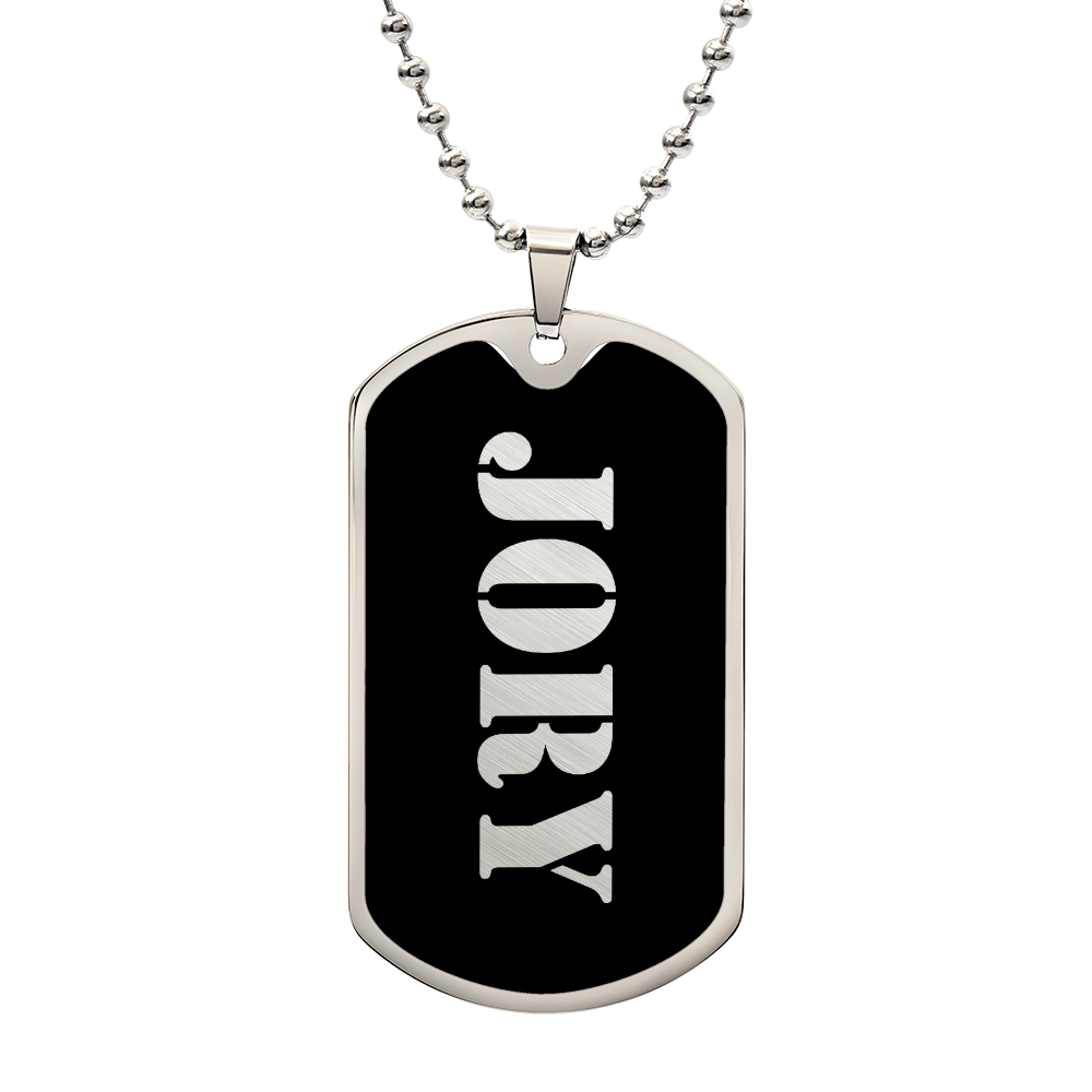 Jory v2 - Luxury Dog Tag Necklace