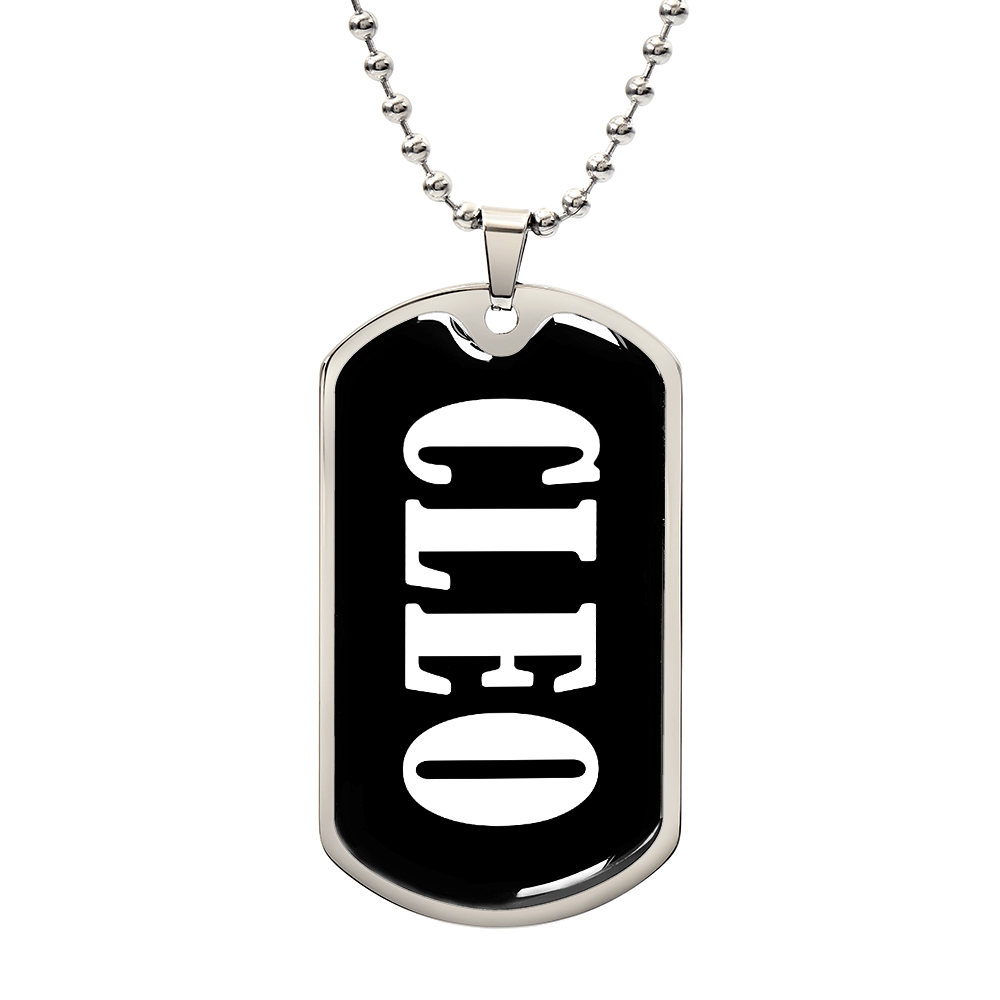 Cleo v03 - Luxury Dog Tag Necklace