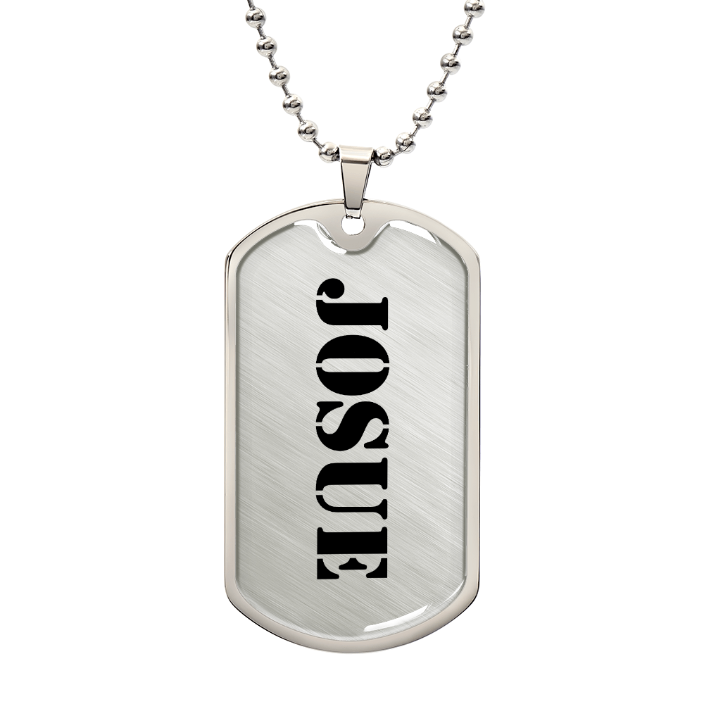 Josue - Luxury Dog Tag Necklace