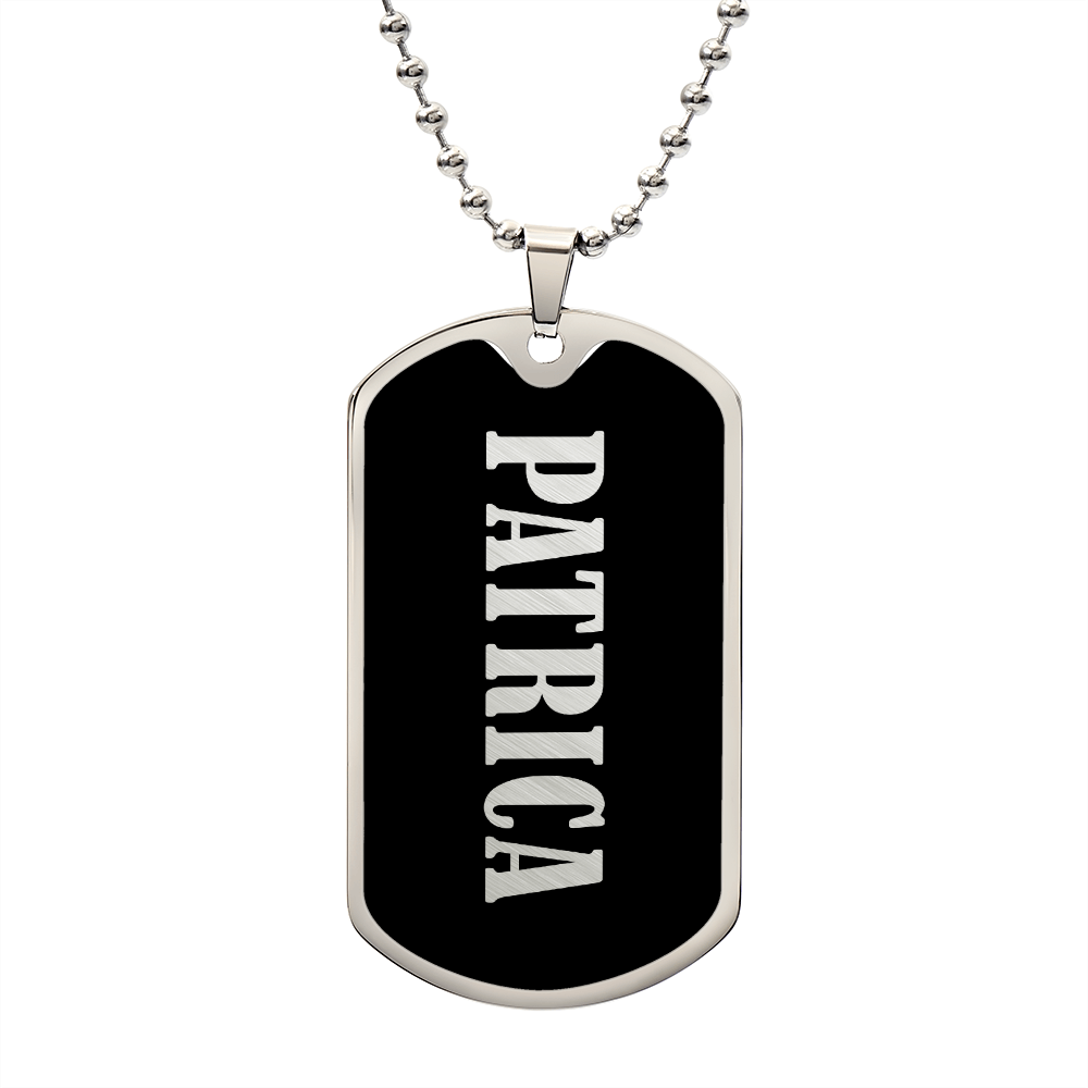 Patrica v02 - Luxury Dog Tag Necklace