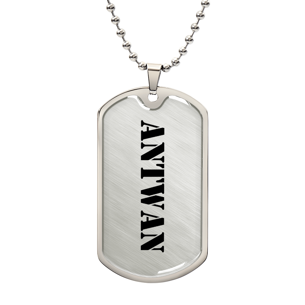 Antwan - Luxury Dog Tag Necklace