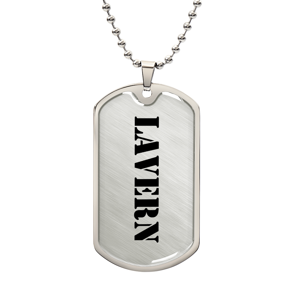 Lavern - Luxury Dog Tag Necklace