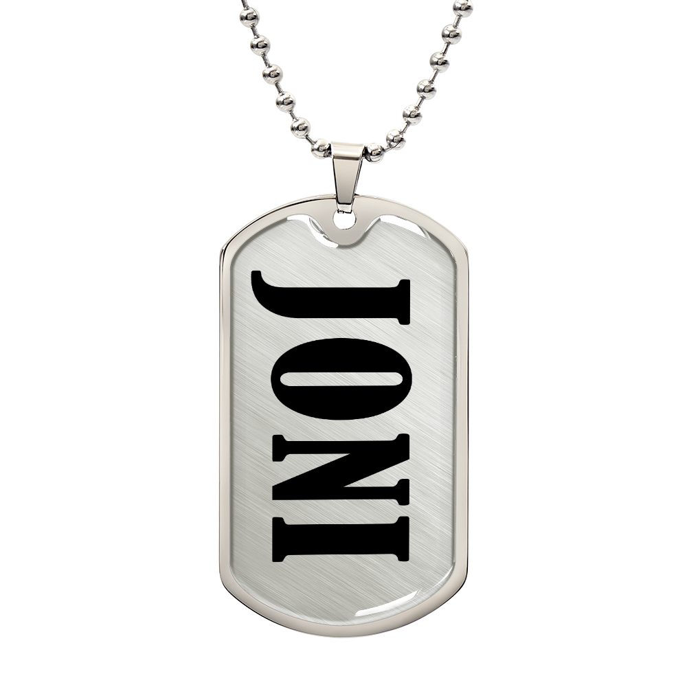 Joni v01 - Luxury Dog Tag Necklace