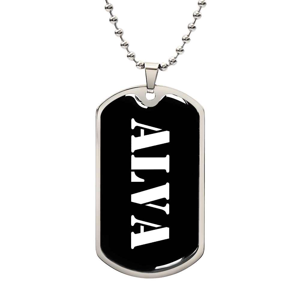 Alva v3 - Luxury Dog Tag Necklace