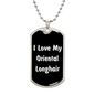 Love My Oriental Longhair v3 - Luxury Dog Tag Necklace