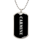 Carmine v2 - Luxury Dog Tag Necklace