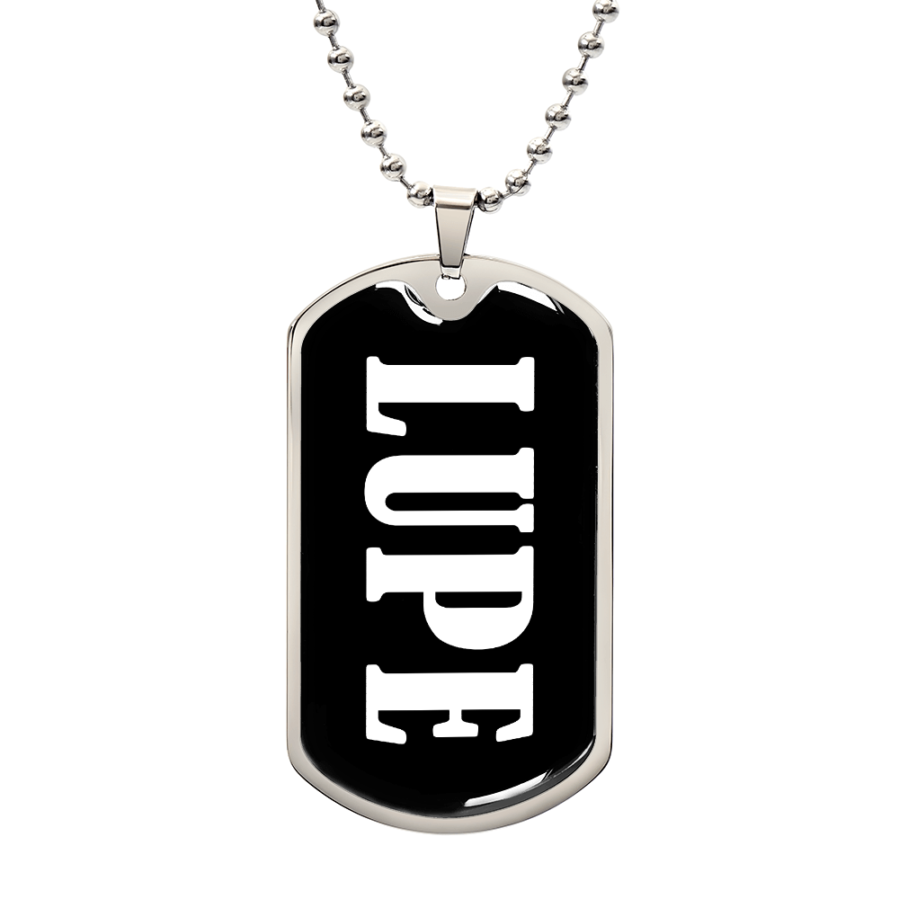 Lupe v03 - Luxury Dog Tag Necklace