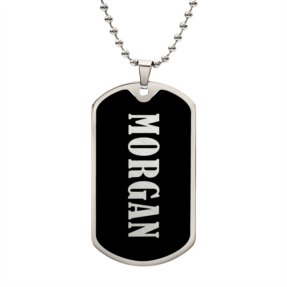 Morgan v02 - Luxury Dog Tag Necklace