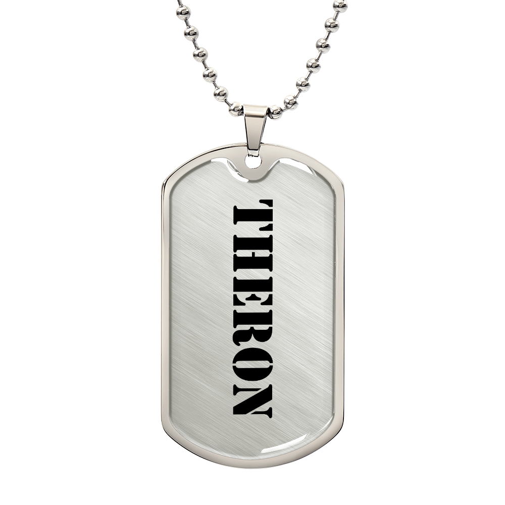 Theron - Luxury Dog Tag Necklace