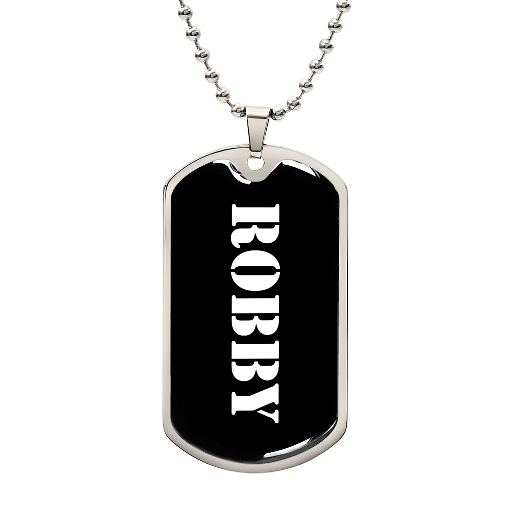 Robby v3 - Luxury Dog Tag Necklace