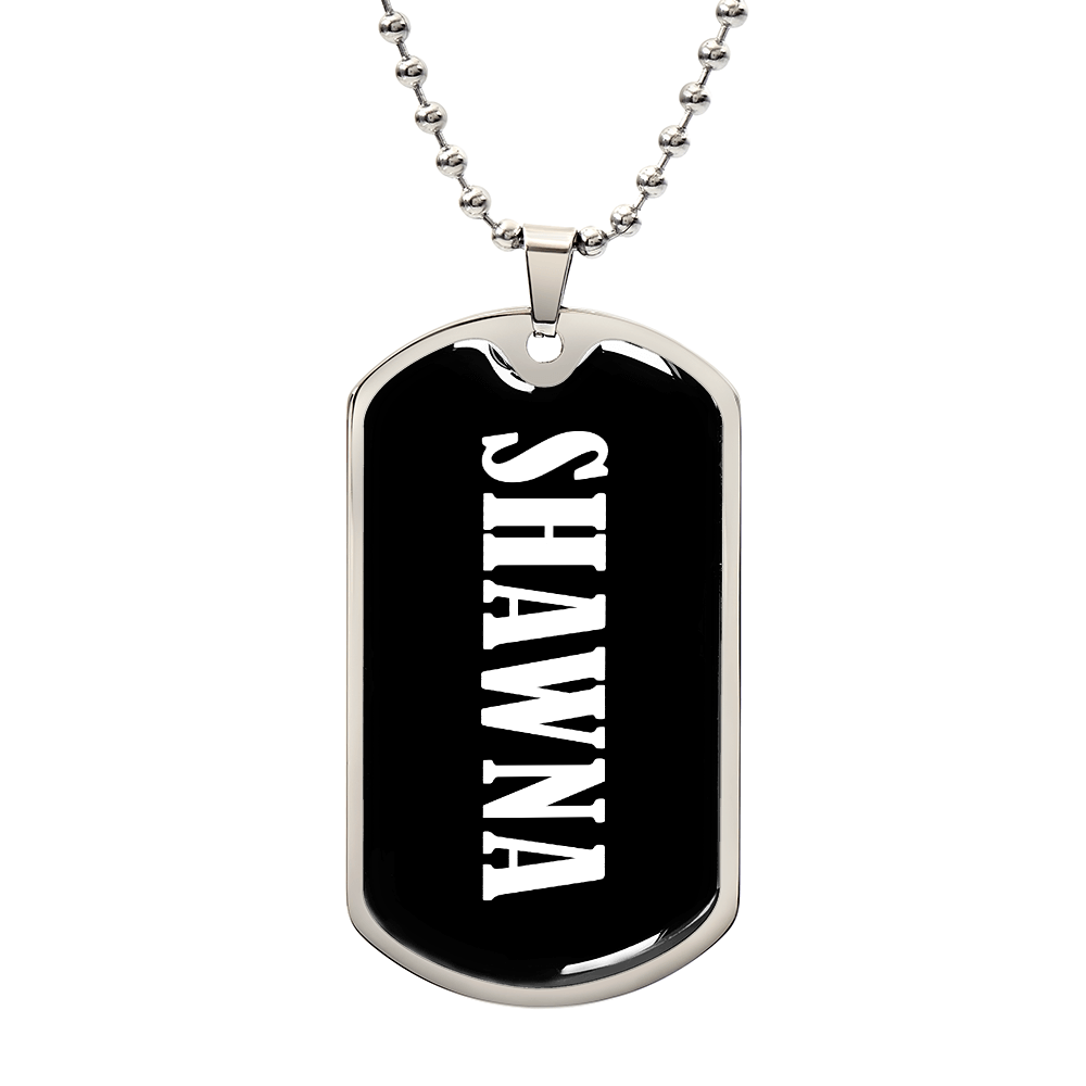 Shawna v03 - Luxury Dog Tag Necklace