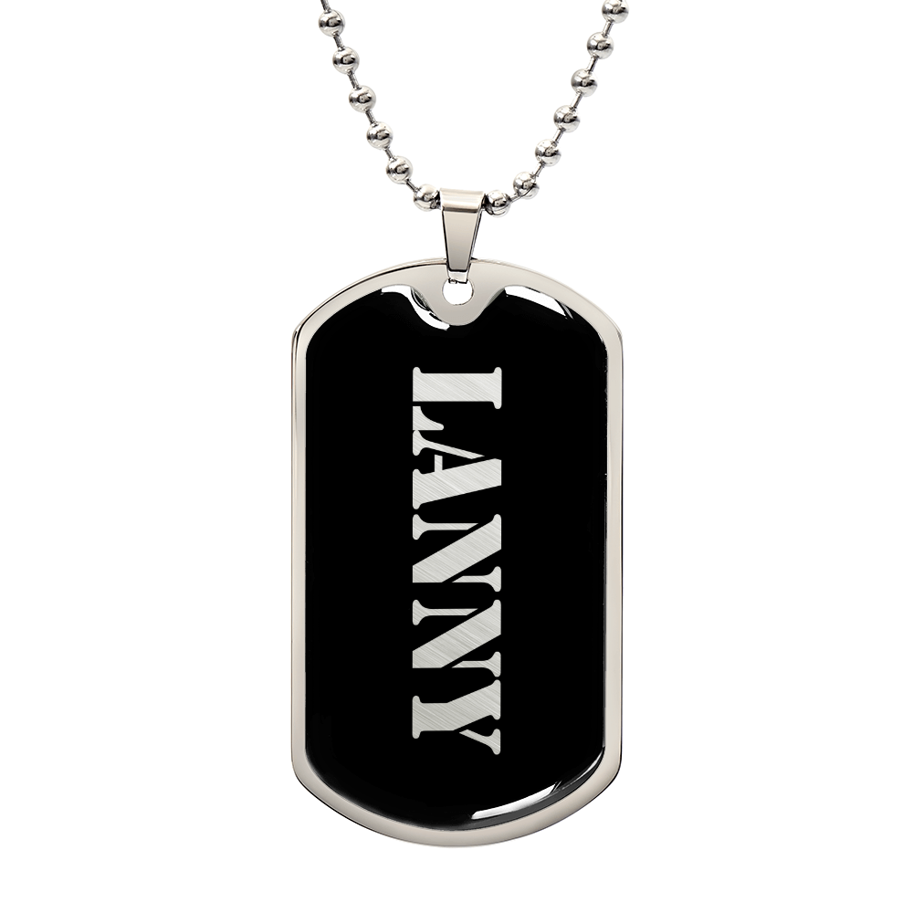 Lanny v2 - Luxury Dog Tag Necklace