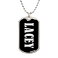 Lacey v03 - Luxury Dog Tag Necklace