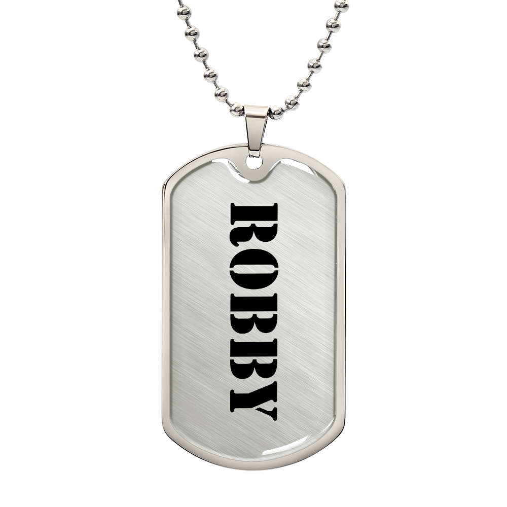 Robby - Luxury Dog Tag Necklace