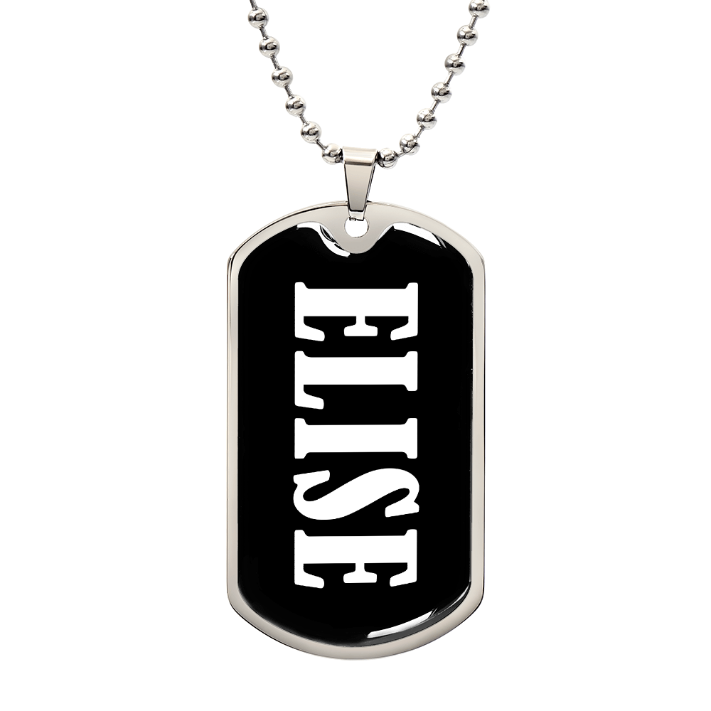 Elise v03 - Luxury Dog Tag Necklace