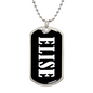 Elise v03 - Luxury Dog Tag Necklace
