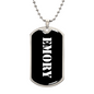 Emory v3 - Luxury Dog Tag Necklace