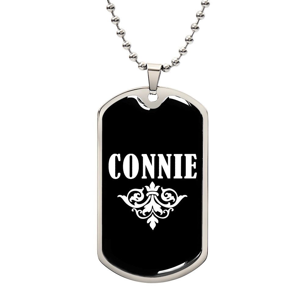 Connie v03a - Luxury Dog Tag Necklace