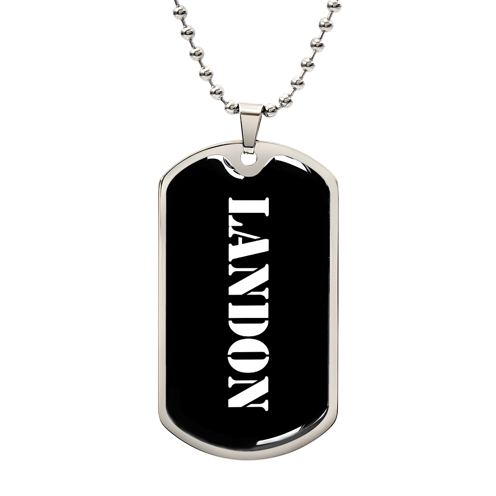 Landon v3 - Luxury Dog Tag Necklace