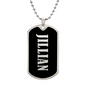 Jillian v02 - Luxury Dog Tag Necklace