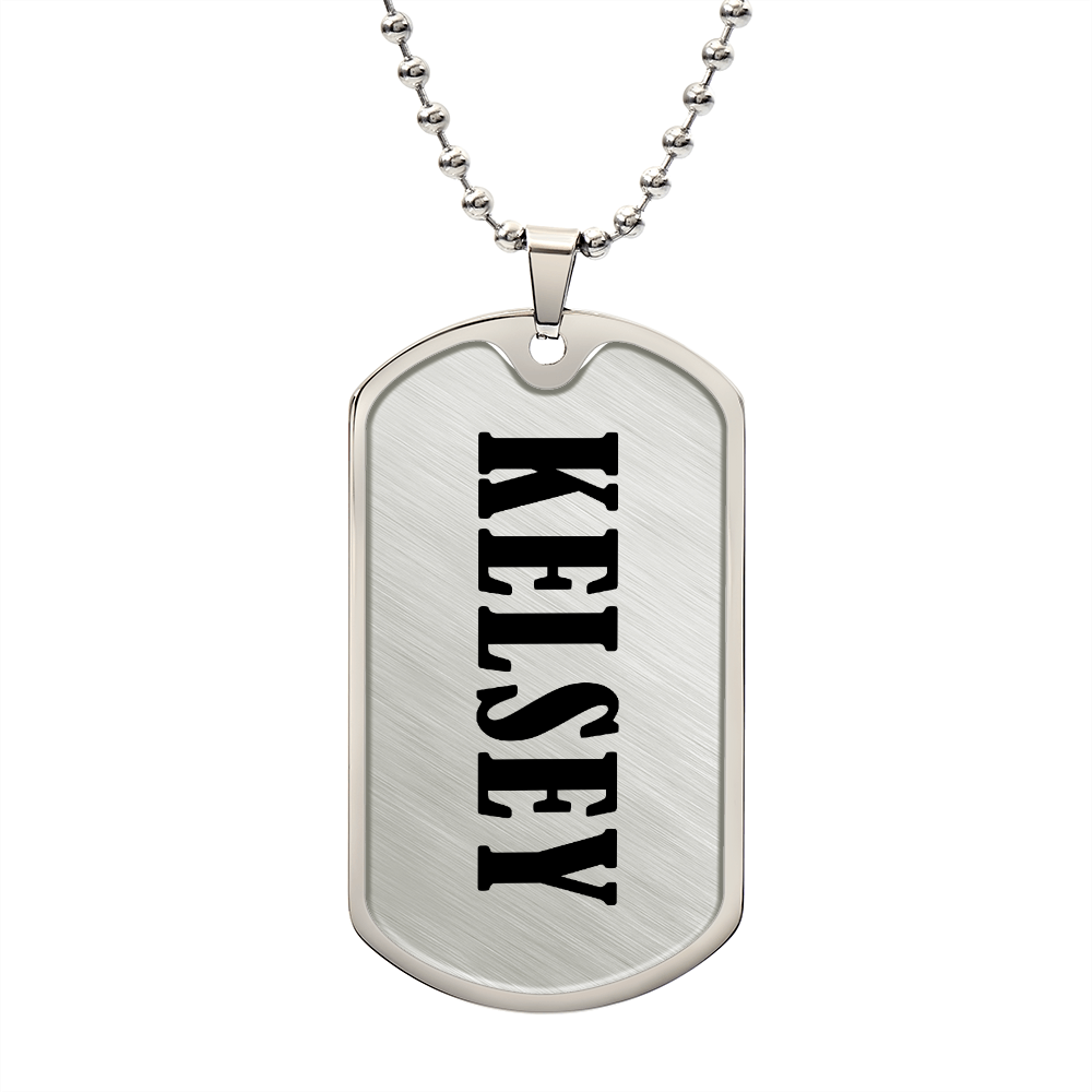 Kelsey v01 - Luxury Dog Tag Necklace