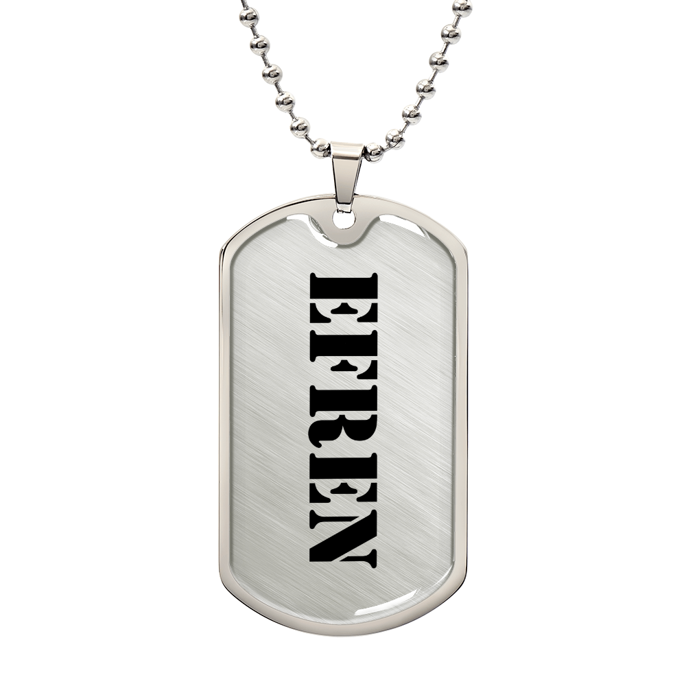 Efren - Luxury Dog Tag Necklace