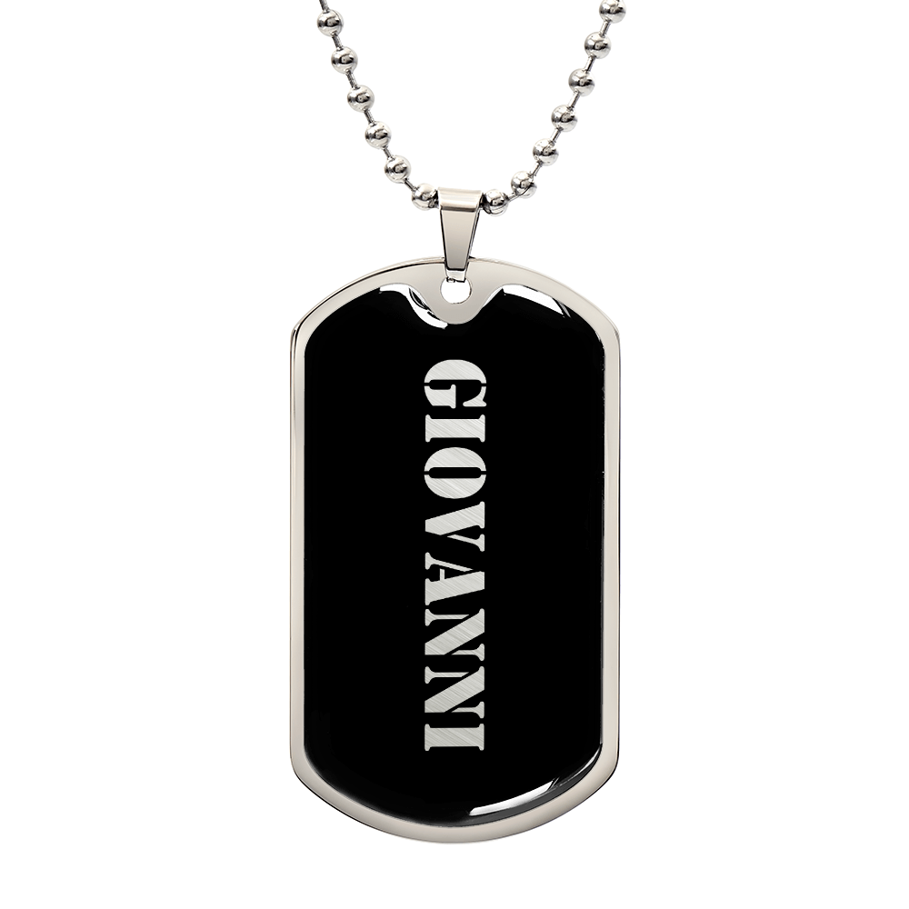 Giovanni v2 - Luxury Dog Tag Necklace