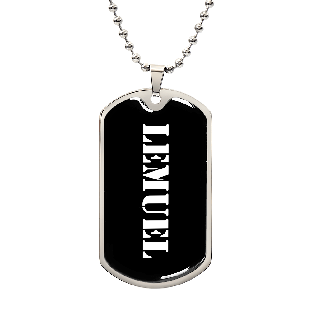 Lemuel v3 - Luxury Dog Tag Necklace