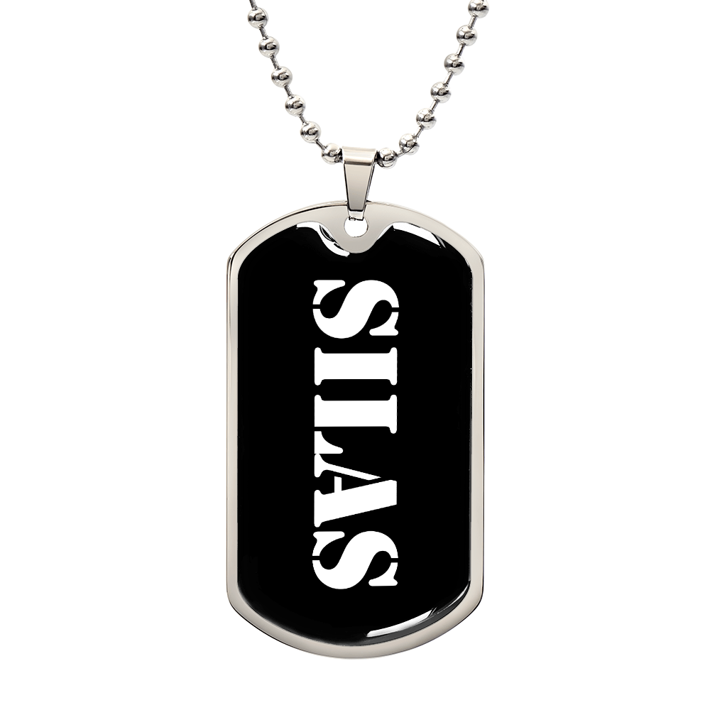 Silas v3 - Luxury Dog Tag Necklace