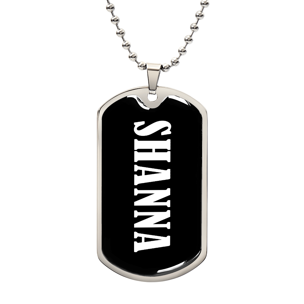 Shanna v03 - Luxury Dog Tag Necklace